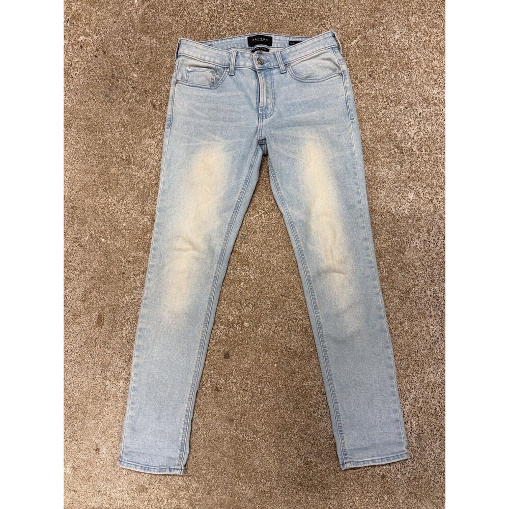 PacSun Active Stretch Skinny Blue Jeans Women's 30 Light Blue Denim
